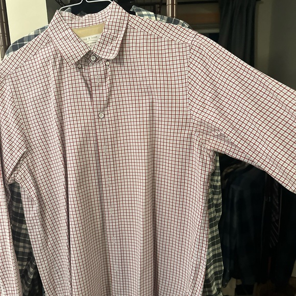 Size medium rag and bone men’s long sleeve dress shirt - Picture 1 of 5